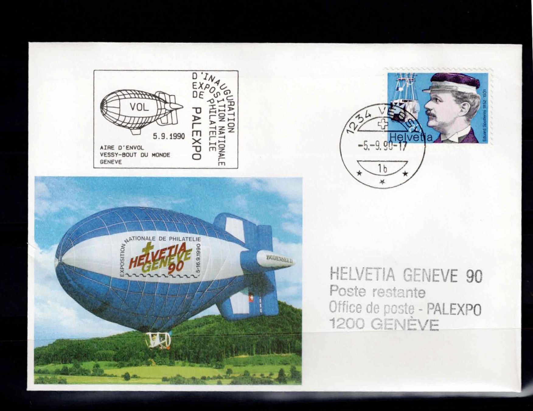Tutti i francobolli: 3 Stück CH FDC Einzelmarke 90 PAL EXPO – Usato da Koblenz venduto da Markenhimmel 1