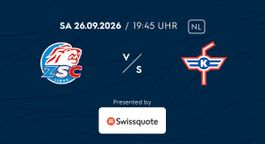 ZSC Lions vs EHC Kloten 26.09. / Stehplatzticket Heim