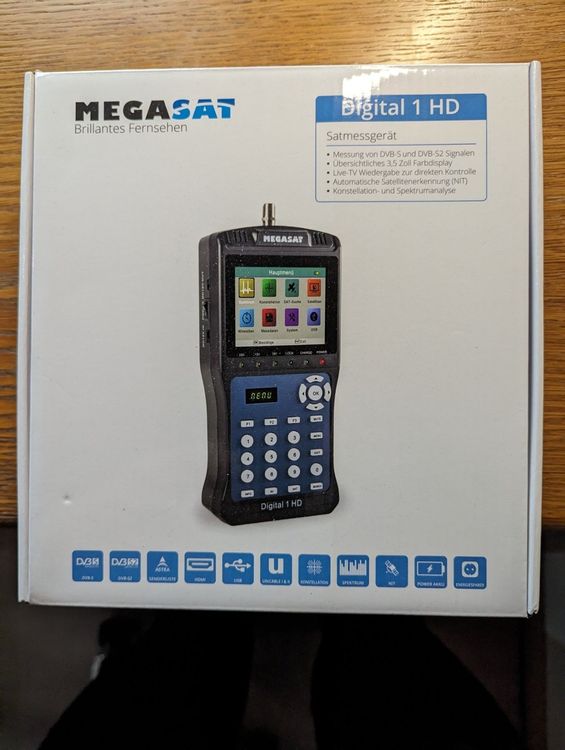 Misuratore Segnale Satellite Megasat Digital 1 HD - Per Antenne Satellitari Con Display 3.5'' - Foto 4