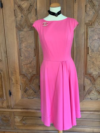DENI CLER MILANO Kleid / 98% Wolle 2% Elasthan/ Gr 40 IT