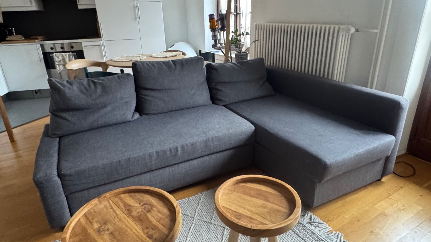 Ikea Sofas: IKEA Canapé-lit d’angle gris / Grey corner sofa bed – Gebraucht aus Genève von nor_k8bf