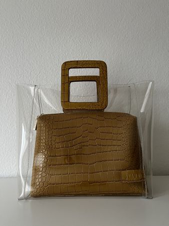 STAUD „Shirley“ Bag Croco tan