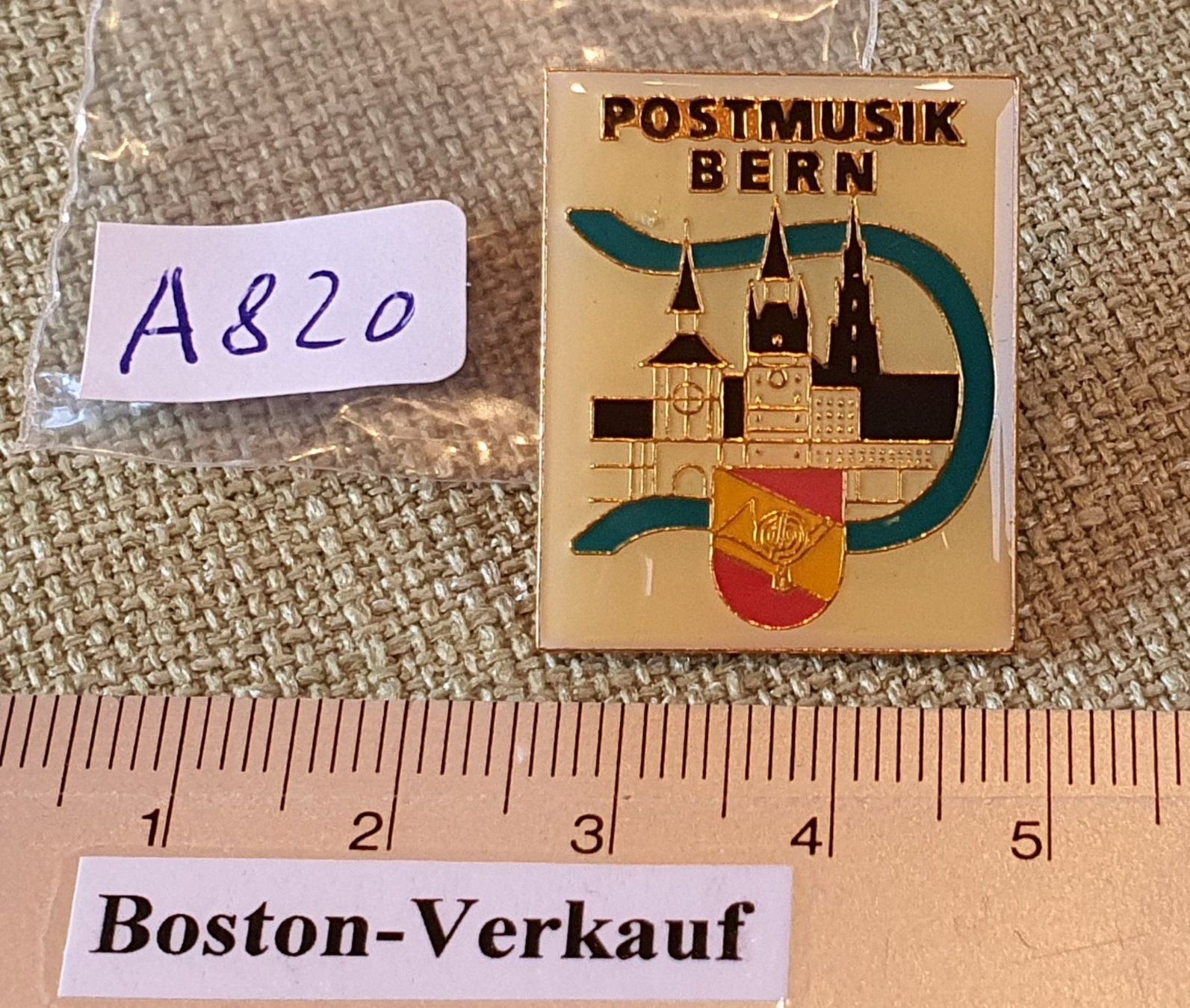 Placchette & Badge: A820 - Pin PTT Die Post Postmusik Bern – Usato da Reinach BL venduto da Boston-Verkauf 2