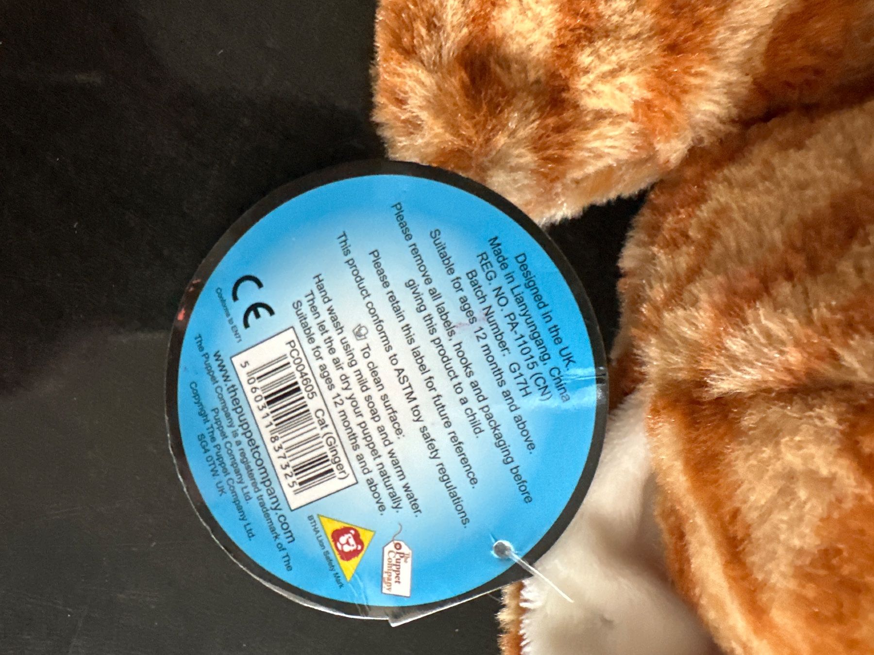 Poupées: Handpuppe Katze ginger, neu mit Etikett – D'occasion à Rüti ZH par doublee 2