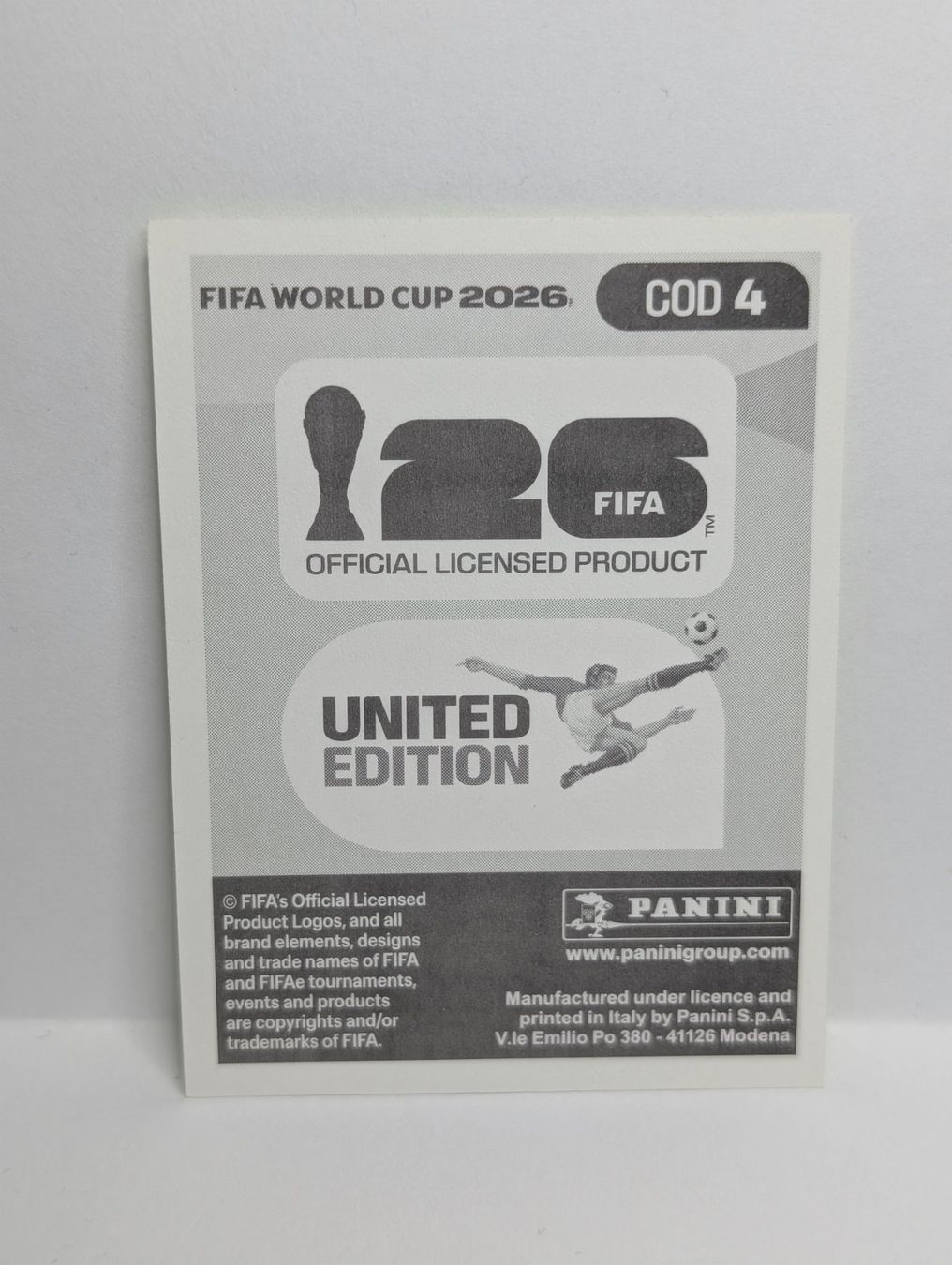 Panini Carte collezionabili: Panini WM 2026 - COD 4 - Axel TUANZEBE CONGO – Nuovo (secondo la descrizione) da Founex venduto da amel89 1