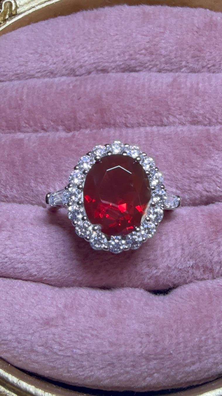 Anelli: Bague Rouge Rubis Impérial – Nuovo e nell'imballaggio originale da St-Maurice venduto da Sandrinette123 6