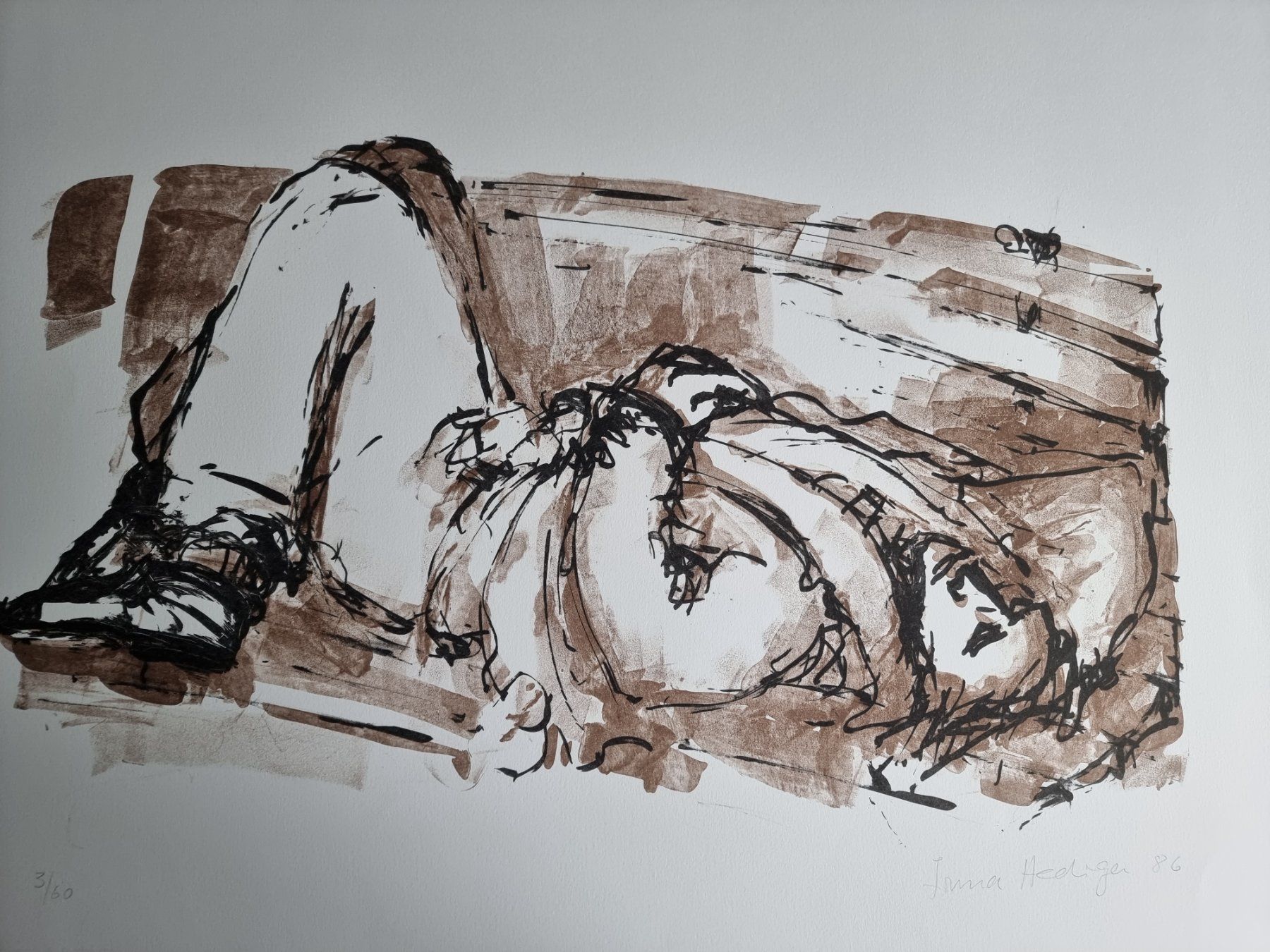 Grafica & Litografie: IRMA HEDIGER LITHOGRAPHIE SIGNIERT NUMMERIERT – Usato da Gersau venduto da kunst-online 2