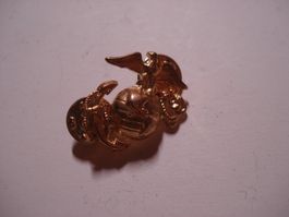 Mützenabzeiche US Marine Corps, Metall, golden