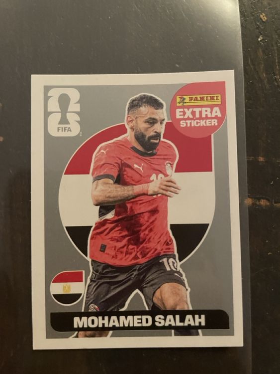 Panini Extra Sticker Mohamed Salah WM2026 (Neu (gemäss Beschreibung ...