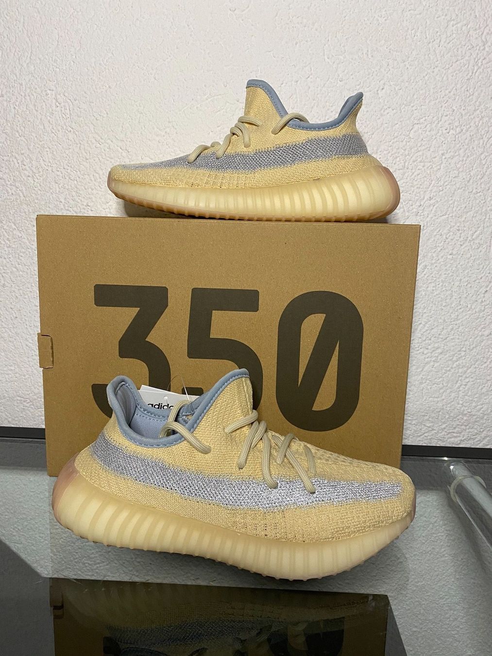 Chaussures hommes: YEEZY BOOST 350 LINEN – Neuf avec emballage d'origine à Obersaxen par Bob-omb 2