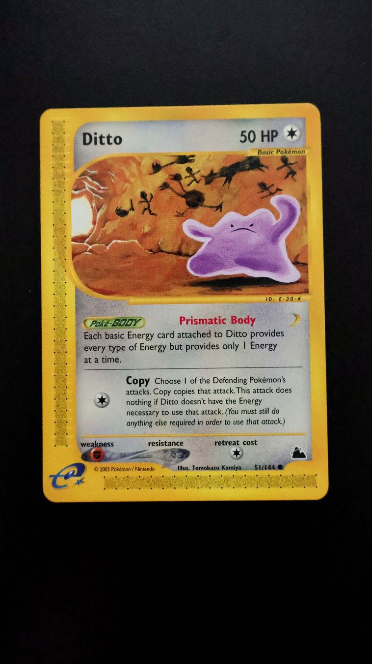 Pokémon Carte collezionabili: Ditto #51 Jg. 2003 Skyridge – Usato da Obfelden venduto da vivialexandra