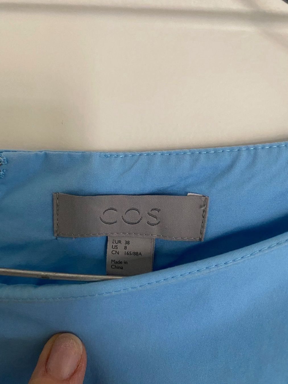 Cos Kleider: COS Kleid Hellblau Gr. 38 Baumwollkleid – Gebraucht aus Basel von  1