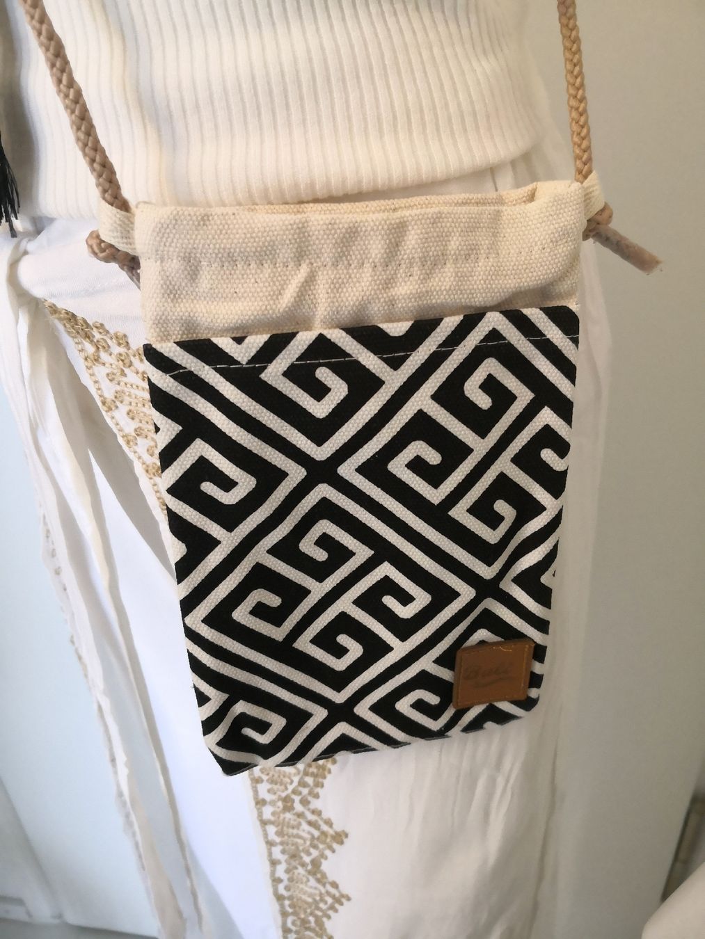 Taschen: 🤩BOHO-CHIC TASCHE SCHWARZ-WEISS NEU – Neu (gemäss Beschreibung) aus Olten von Naja-Twins-Twins 6