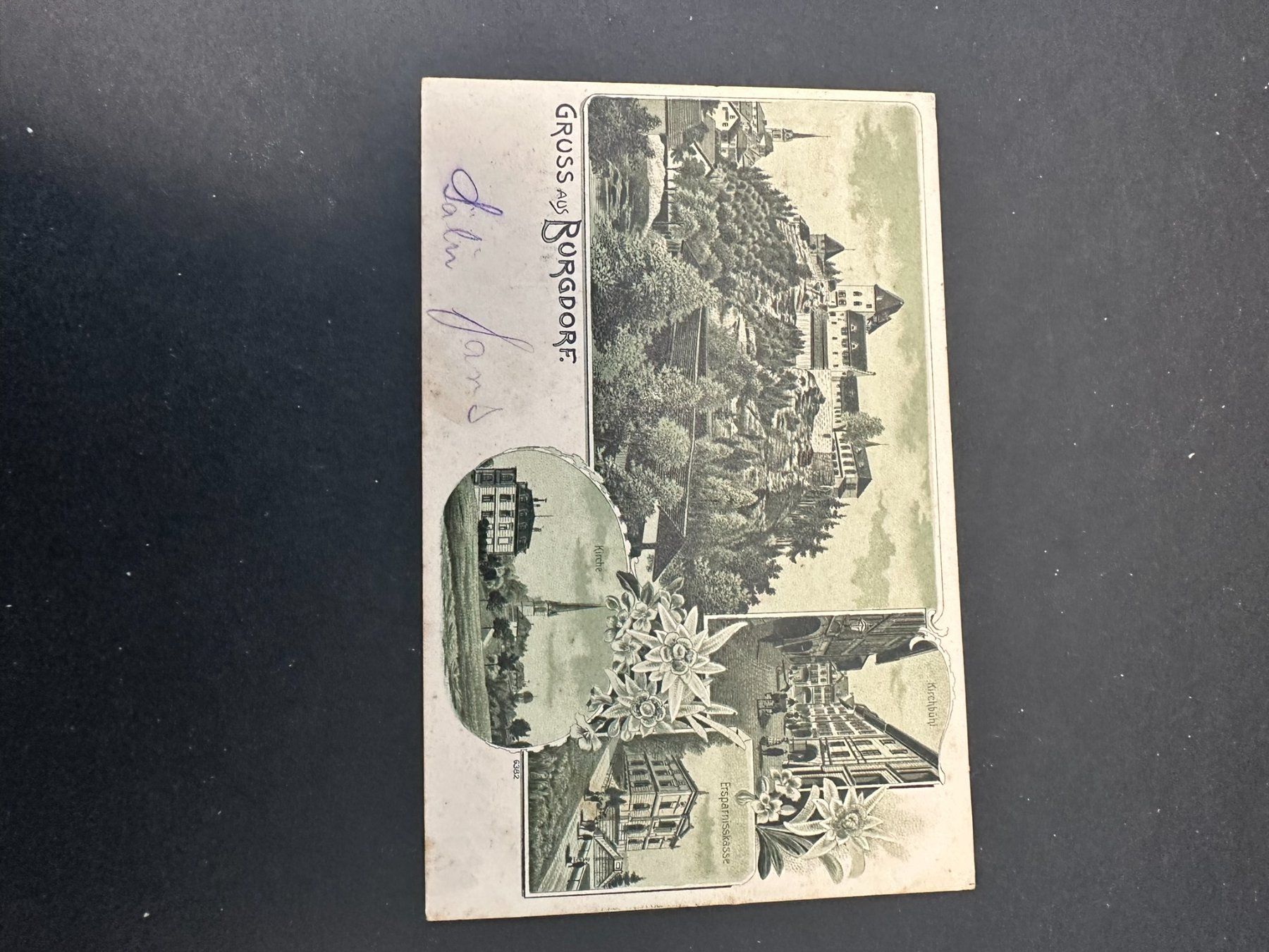 Cartoline postali: Ansichtskarte Burgdorf, 1904 – Usato da Lyssach venduto da Zsag