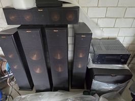 Klipsch Reference Premiere Heimkino 5.1.2 + Onkyo TX-RZ810