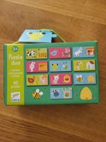 DJECO Puzzle Duo Habitat Lebensraum, 10 Puzzles, 2+