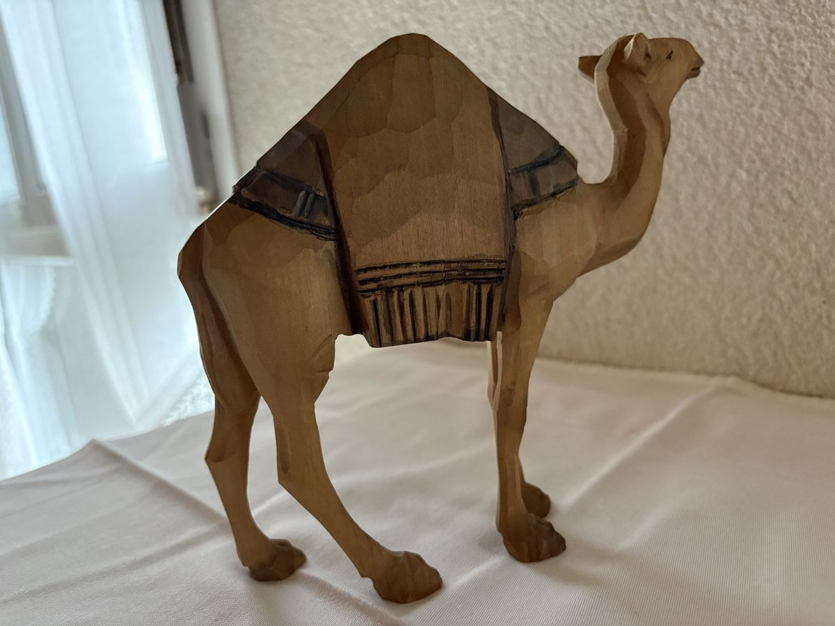 Statuette: Dromedar mit Decke  Brienzer Schnitzerei – Usato da Niederbipp venduto da Bim0 5