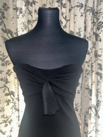 BUSTIERKLEID/ETUIKLEID elastisch schwarz