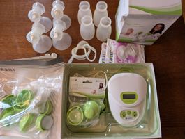 Ardo Calypso Doppel-Milchpumpe Set mit viel Zubehör 