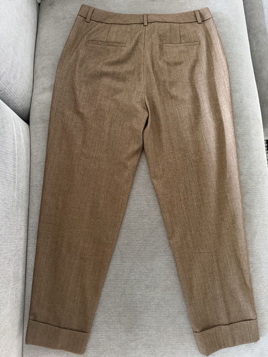 Pantaloni: Braune Stoffhose Gr. 40, warm & elegant – Usato da Winterthur venduto da ivule2000 3