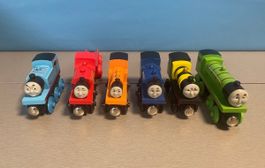 Diverse Thomas Lokomotiven für Holzeisenbahn gem. Beschrieb