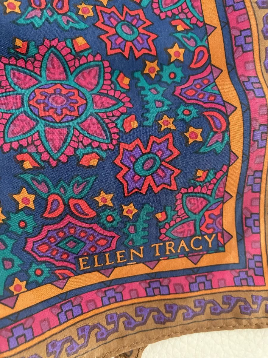 Foulards, Tücher & Schals: Ellen Tracy Seiden Schal 🌸 – Gebraucht aus Opfikon von Luis144 2