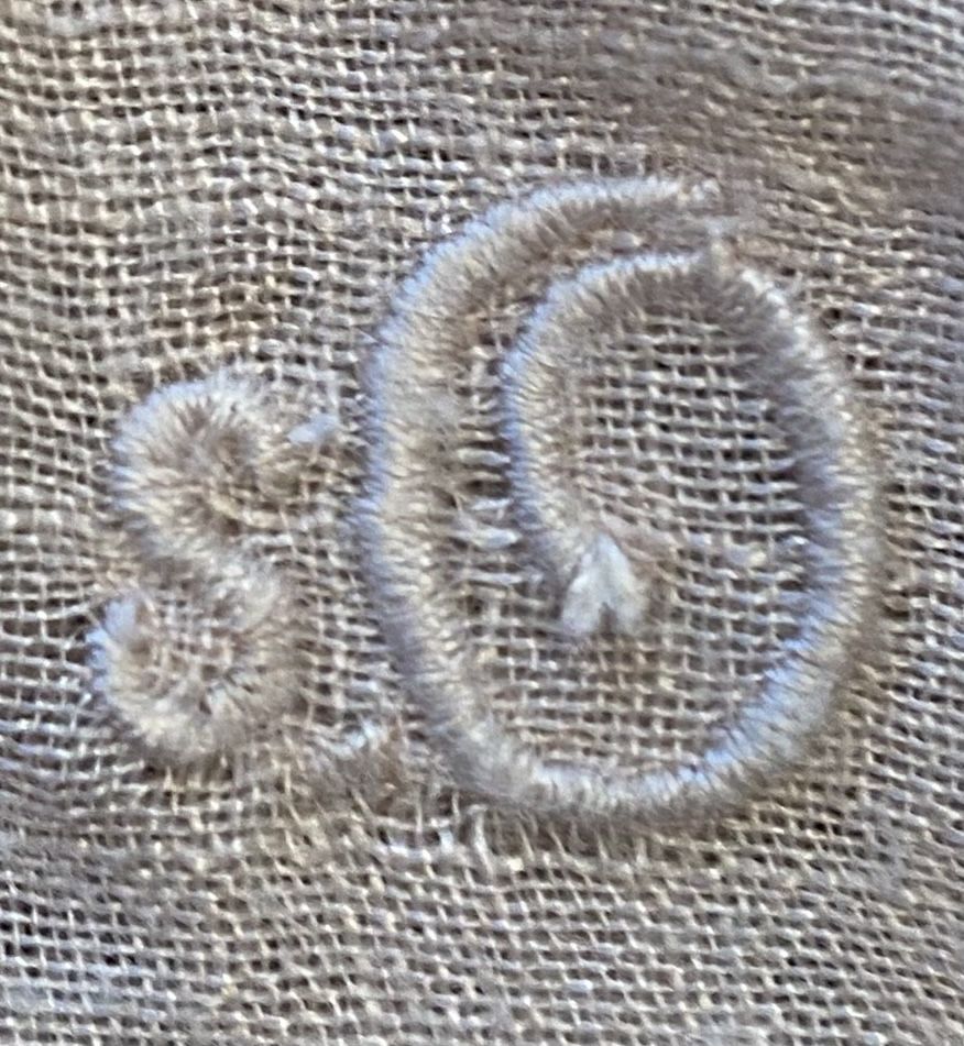 Foulard & Sciarpe: S.Oliver Loop Schal Rosa Vintage Monogramm Stickerei – Usato da Lyss venduto da Sibella56 3