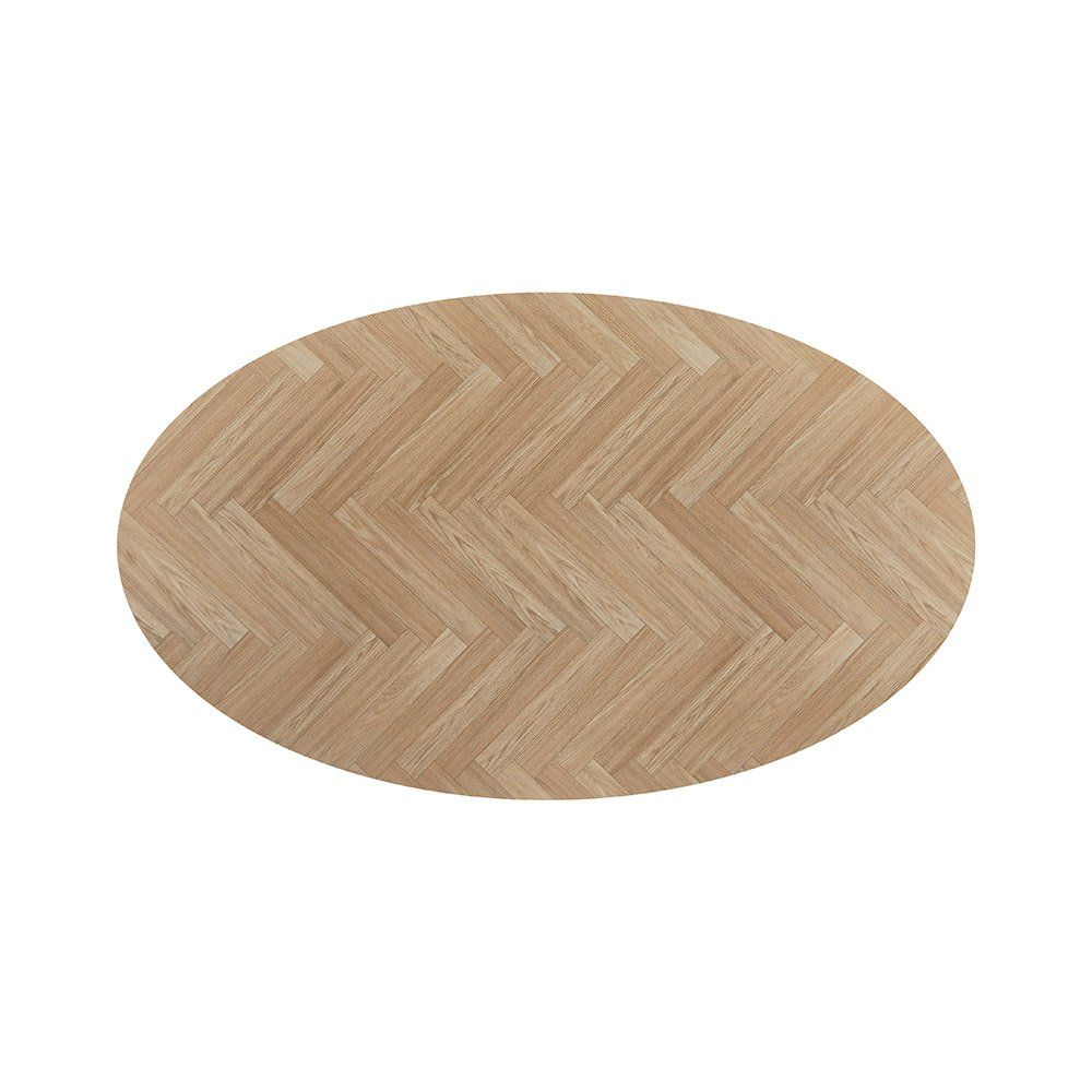 Tavoli: Couchtisch Oval NOVO - Fishbone Oak – Nuovo e nell'imballaggio originale da Wallenwil venduto da toesstal-vertrieb 5