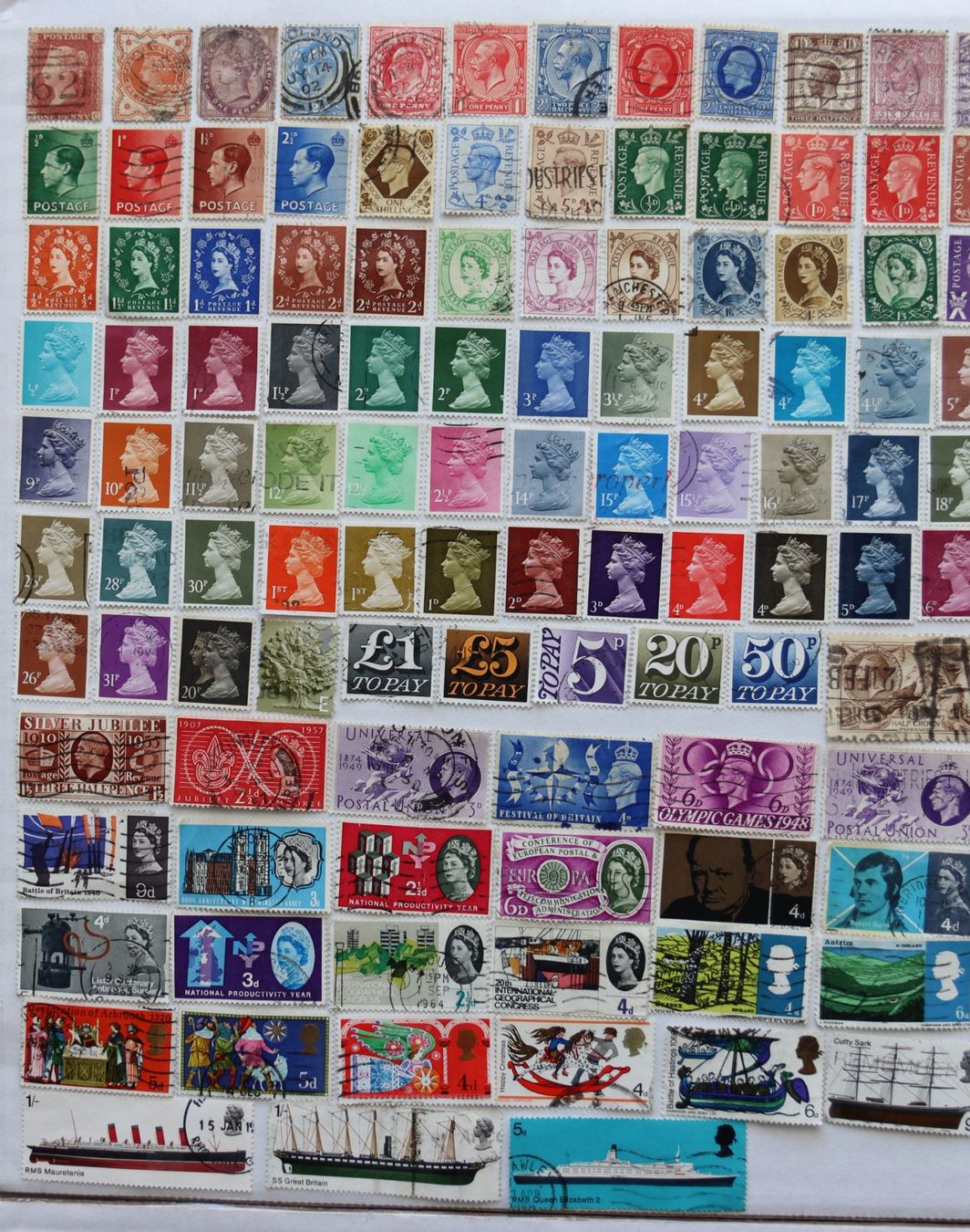 Tous les timbres: Briefmarken England – D'occasion à Oberentfelden par lakipul 3
