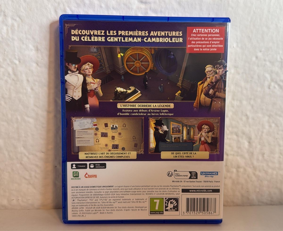 Sony Giochi: Arsène Lupin: Once A Thief - PS5 Game - Great Condition – Usato da Ehrendingen venduto da bubulence 1