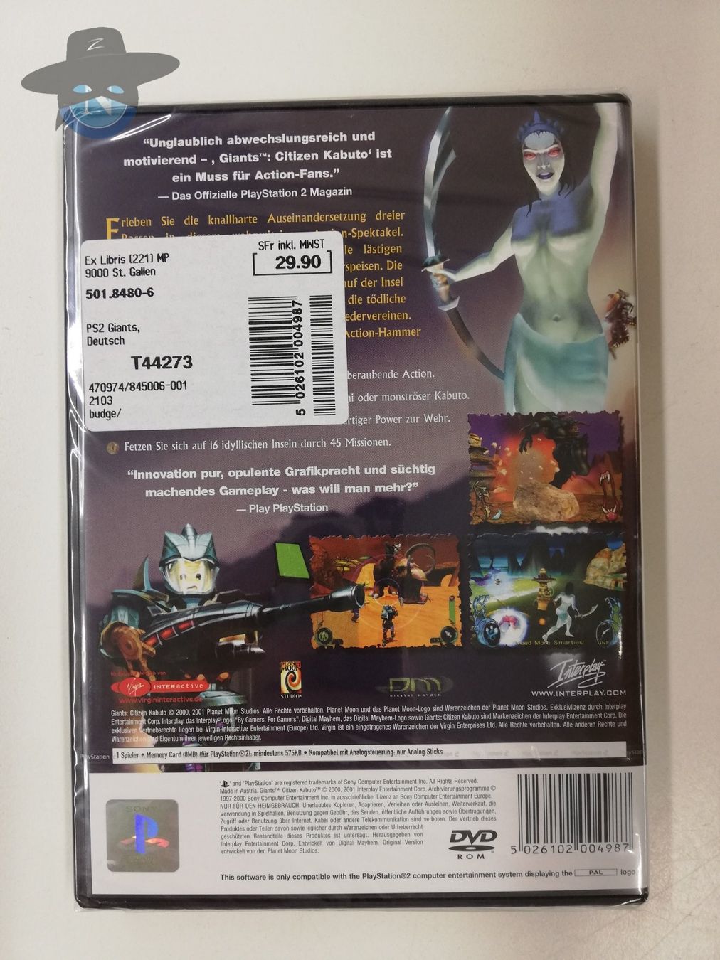 Sony Giochi: Giants Citizen Kabuto / NEU - sealed / PS2 – Nuovo (secondo la descrizione) da St. Gallen venduto da zorro_dc 1