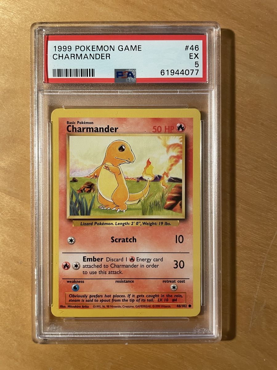 Pokémon Carte collezionabili: Pokemon Charmander Base Set PSA 5 – Usato da Niederönz venduto da Panino5