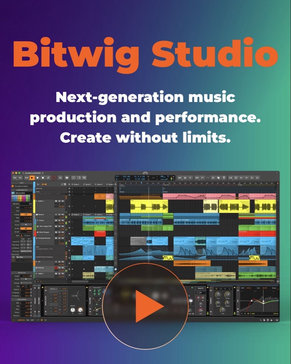 Software: Bitwig Studio. Vollversion – Nuovo (secondo la descrizione) da Lausanne venduto da ndelaroche