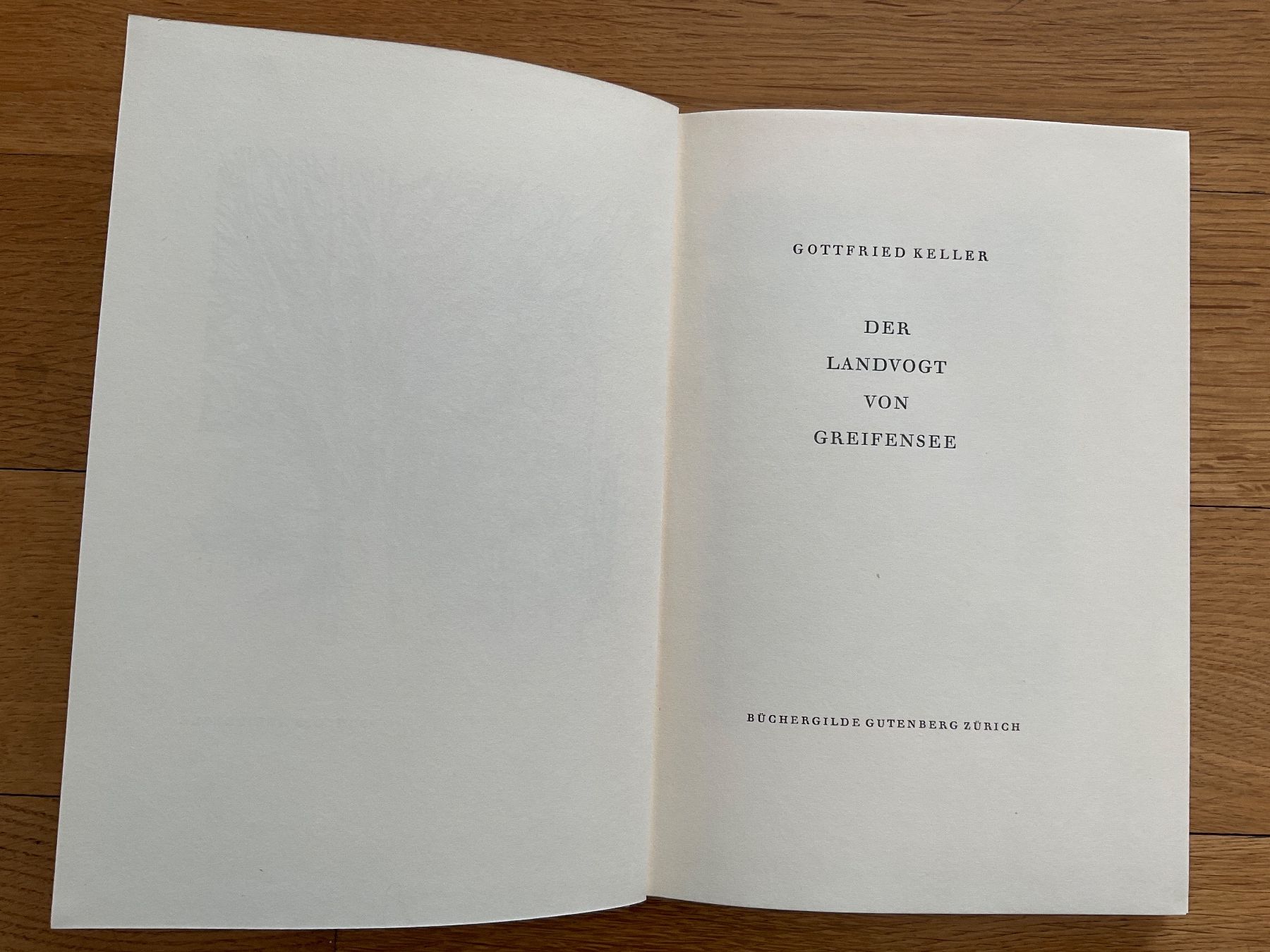 Bücher: Der Landvogt von Greifensee, Gottfried Keller – Gebraucht aus Breitenbach von geni014 6