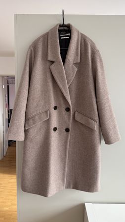 Mango Wollmantel, Grösse L, beige. Top Zustand!
