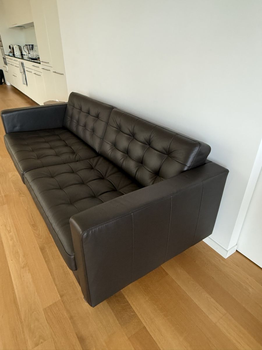 Ikea Sofas: Dark Brown Leather Sofa as New ! – Neu (gemäss Beschreibung) aus Zürich von rah_mpq5 1
