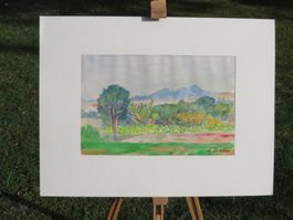 Christoph Jselin 1910-1987 Aquarell