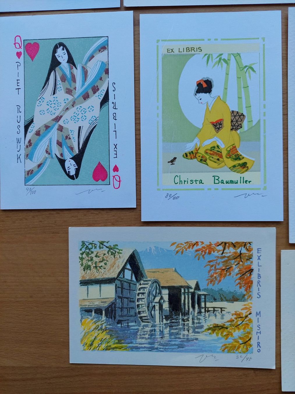 Grafiken & Lithographien: Sammlung Exlibris Hiroko Mishiro signiert – Gebraucht aus Obfelden von Exlibris-Art 2