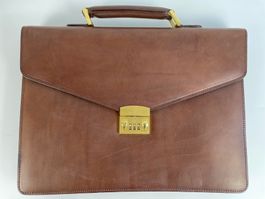 Aigner Leder-Aktentasche / Brieftasche / Laptoptasche
