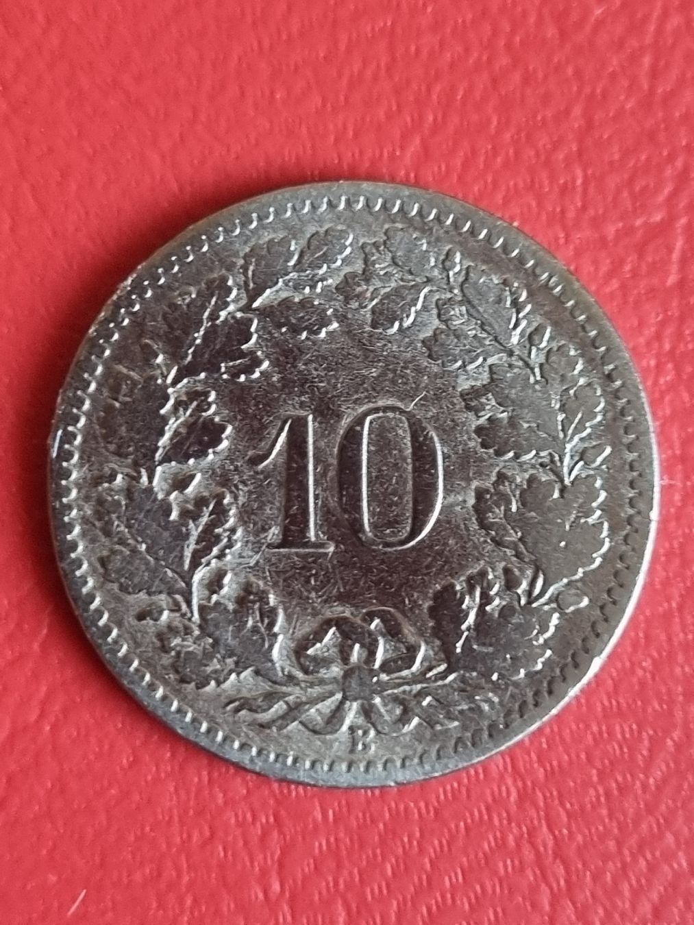 Alle Münzen: 10 RAPPEN - SCHWEIZ - JAHR 1884 – Gebraucht aus Heimenschwand von rog_p7h9 1