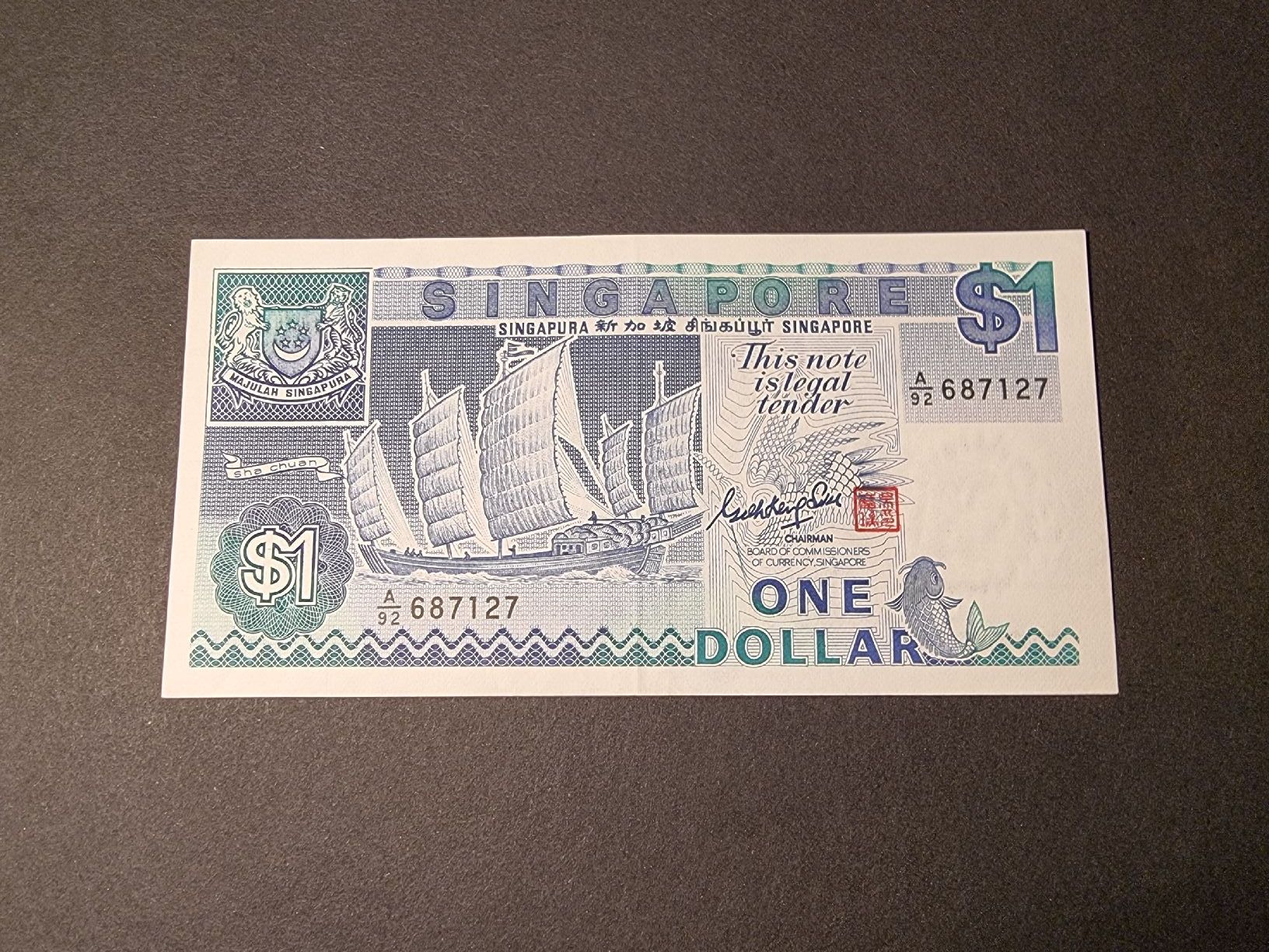 Banconote: 1 Singapur Dollar – Nuovo (secondo la descrizione) da Neuenhof venduto da tap_mxt6