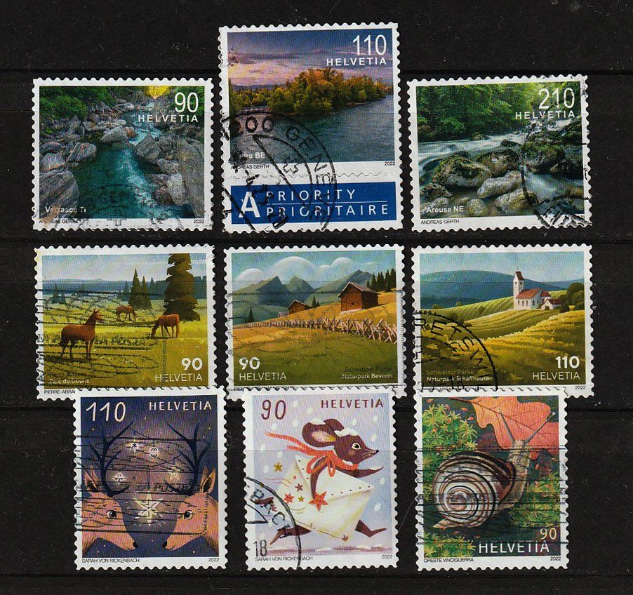 Tous les timbres: 2022 neue Schweizer Briefmarken – D'occasion à Arlesheim par gaugi43