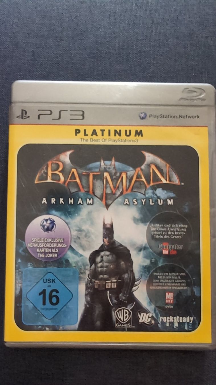 Spiele: Batman: Arkham Asylum PS3 Platinum – Gebraucht aus Zürich von man_8hdl