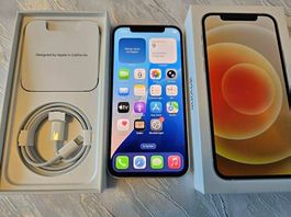 Apple iPhone 12, 5G 128 GB Weiss  Top Zustand, Wie neu