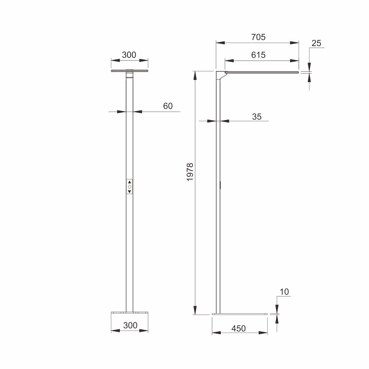 Lampade: LED Büro Stehleuchte, Silber, CCT – Nuovo (secondo la descrizione) da Kreuzlingen venduto da Smart-Light 7