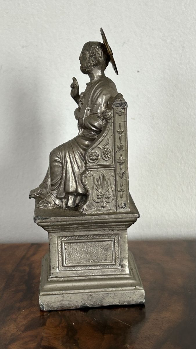 Statuette: Petrus Rom Souvenir um 1930 – Usato da Riedholz venduto da Frettchen63
