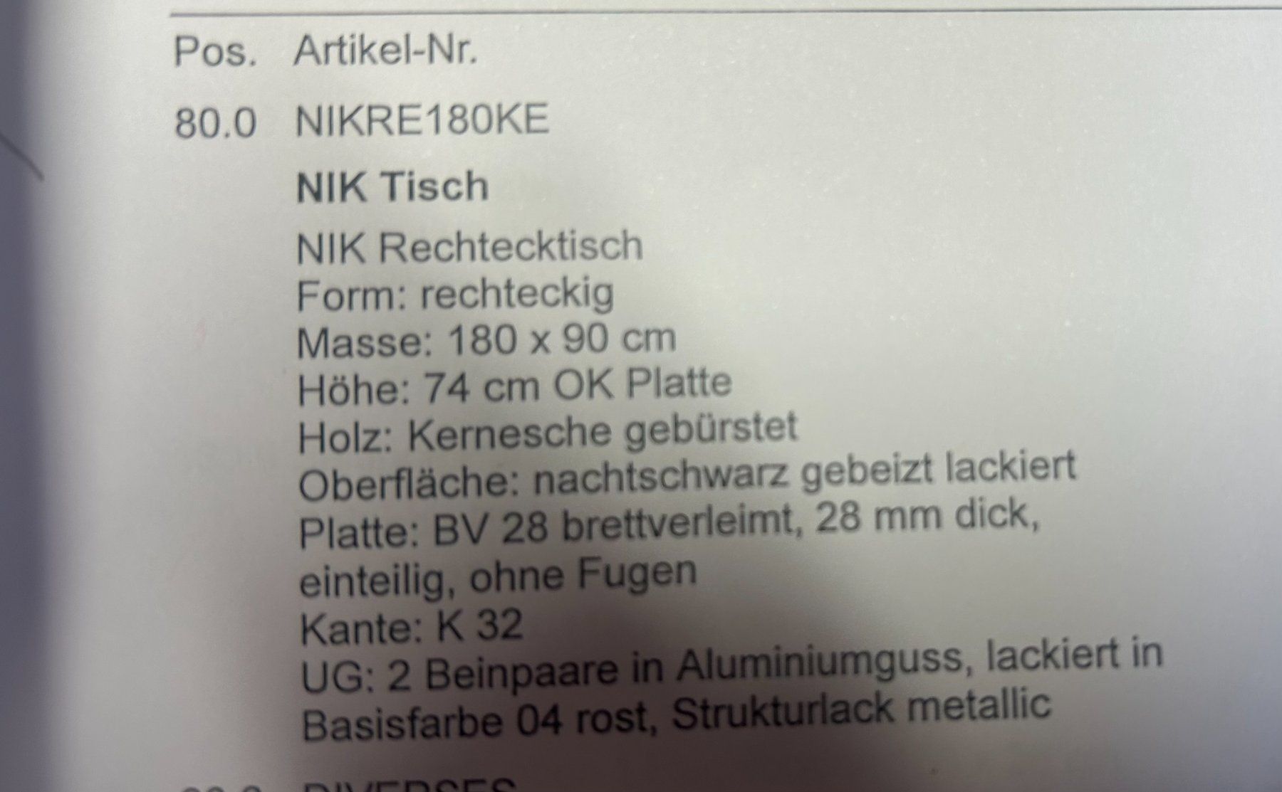 Schreibtische: NIK Rechtecktisch von Mobimex – Gebraucht aus Beckenried von jen_d7jd 1