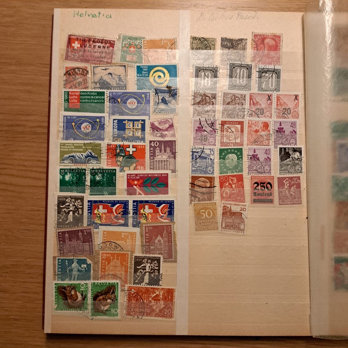 Alle Briefmarken: Briefmarkenalbum Helvetia – Gebraucht aus Vogelsang AG von villa9 7