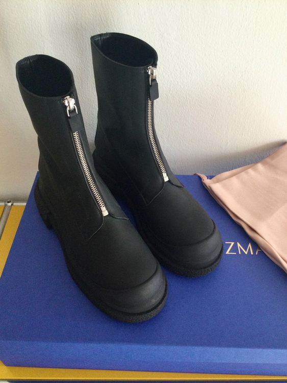 Stuart Weitzman Boots Leder mit Zip, 40, Neu NP 695. Kaufen auf Ricardo
