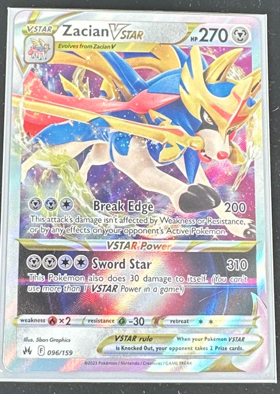 Pokémon Sammelbilder & Trading cards: Zacian VSTAR 096/159 Englisch Pokémon – Neu (gemäss Beschreibung) aus Dübendorf von TrimTrend